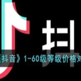 抖音等级42级到43级要多少钱